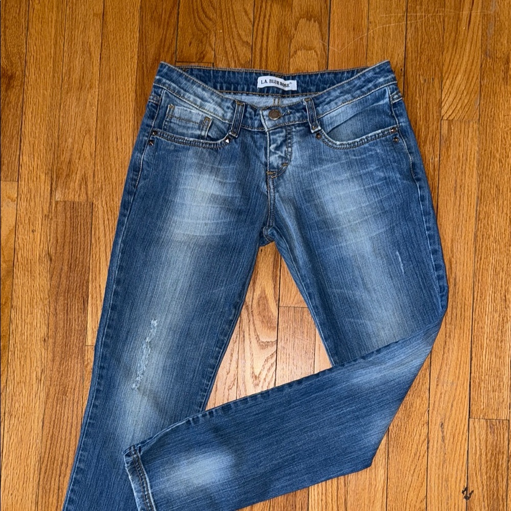Medium Rise Whiskered Jeans (Purchased in Rome, Italy)